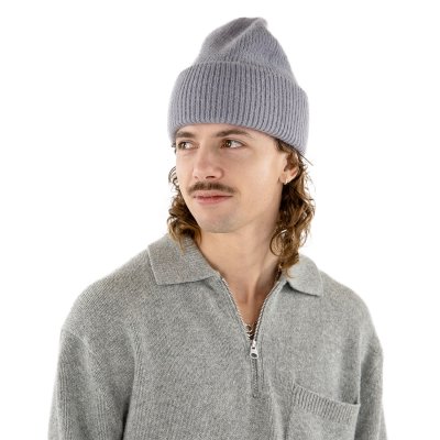 Mützen - Gårda Angora Beanie (hellgrau)