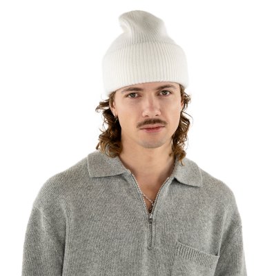 Mützen - Gårda Angora Beanie (weiß)