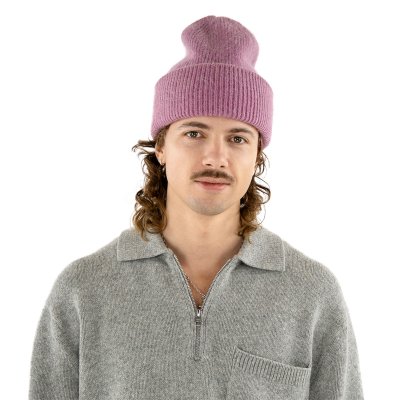 Mützen - Gårda Angora Beanie (lila)