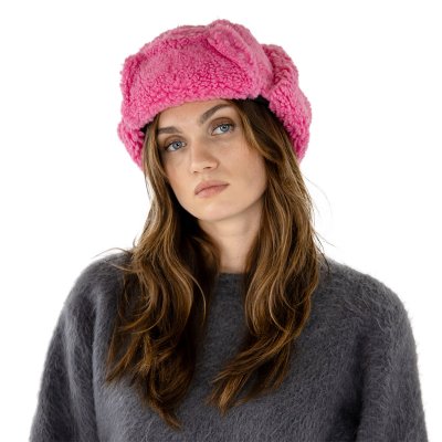 Fliegermützen - Gårda Lycksele Trapper hat (rosa)