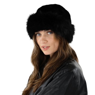 Pelzmütze - Gårda Deva Faux Fur Hat (schwarz)