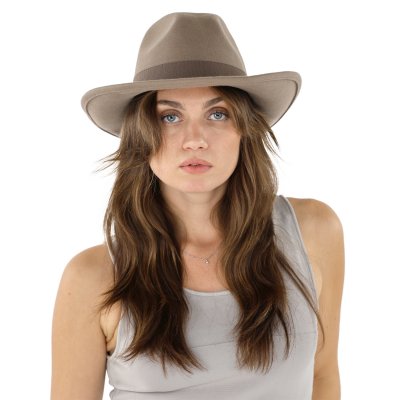 Hüte - Gårda Pocatello Crushable Wool felt Western hat (beige)