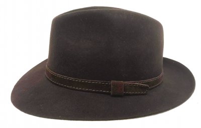 Hüte - Gårda Tropea Fedora Wool Hat (braun)