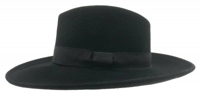 Hüte - Gårda Napoli Fedora Wool Hat (schwarz)