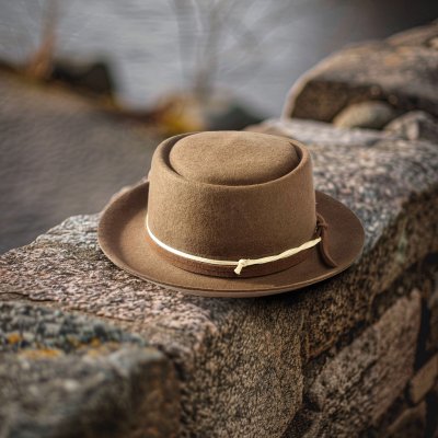 Hüte - Gårda Corby Pork Pie (hellbraun)