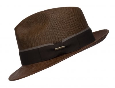 Hüte - Gårda Japon Panama (dunkelbraun)