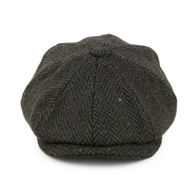 Schiebermütze / Schirmmütze - Jaxon Bronx Newsboy Cap (forest)
