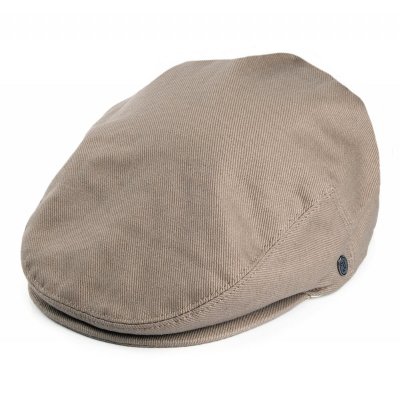 Schiebermütze / Schirmmütze - Jaxon Hats Cotton Flat Cap (beige)