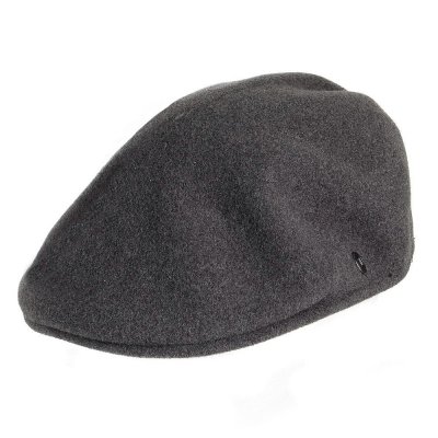 Gubbkeps / Flat cap - Jaxon Hats Wool Flat Cap (grå)
