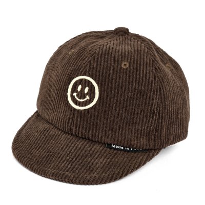 Cap Kind - Gårda Smile Corduroy Cap (braun)