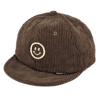 Cap Kind - Gårda Smile Corduroy Cap (braun)