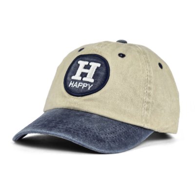 Cap Kind - Gårda Happy Cap (beige/blau)