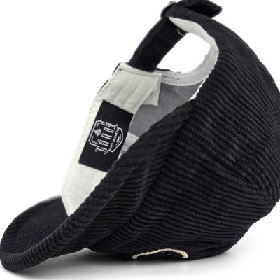 Cap Kind - Gårda Smile Corduroy Cap (schwarz)