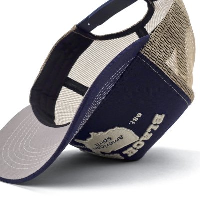 Kappe - Black River America Trucker (marineblau/creme)