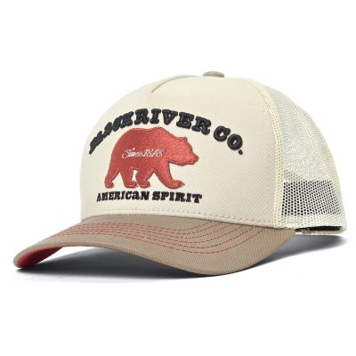 Kappe - Black River Bear Trucker (cremefarben/beige)