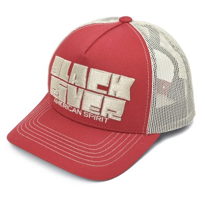 Kappe - Black River Bold Logo Trucker (rot/cremefarben)
