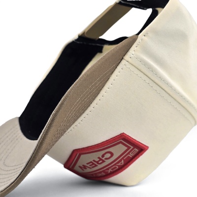 Kappe - Black River Crew Cotton Snapback (cremefarben/khaki)