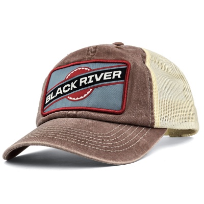 Kappe - Black River Dayton Washed Trucker (braun)