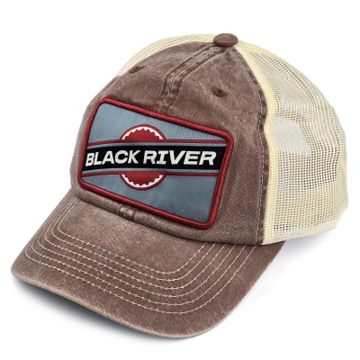 Kappe - Black River Dayton Washed Trucker (braun)