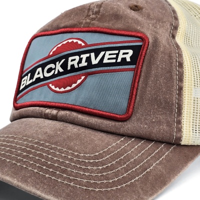 Kappe - Black River Dayton Washed Trucker (braun)