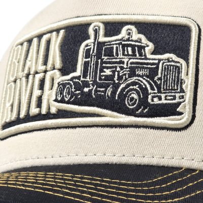 Kappe - Black River Hauler Trucker (cremefarben/beige/schwarz)
