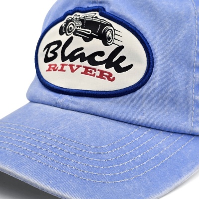 Kappe - Black River Hot Rod Washed Trucker (hellblau/creme)