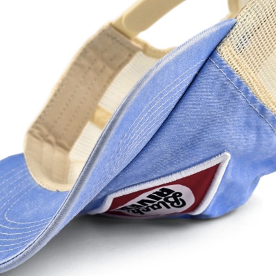 Kappe - Black River Memphis Washed Trucker (hellblau/creme)