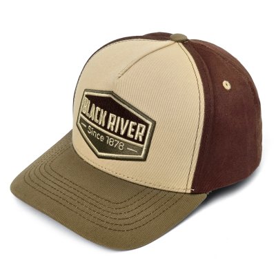Kappe - Black River Timber Trucker (Beige/Grün)