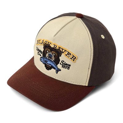 Kappe - Black River Wildlife Crew Trucker (beige/grün/braun)