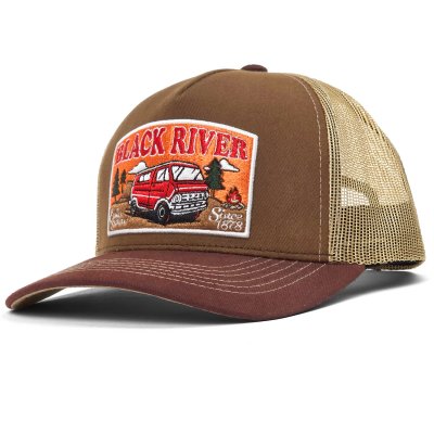 Kappe - Black River Camper Trucker (braun)