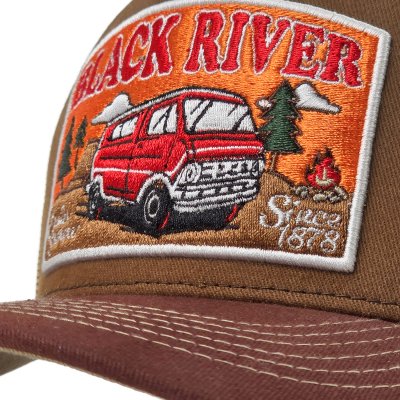Kappe - Black River Camper Trucker (braun)
