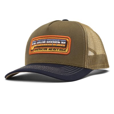 Kappe - Black River Transit Trucker (grün/beige/marineblau)