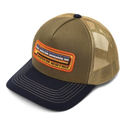 Kappe - Black River Transit Trucker (grün/beige/marineblau)