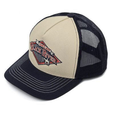 Kappe - Black River Legacy Trucker (creme/marineblau)