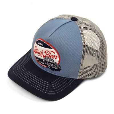 Kappe - Black River Riding Trucker (blau)