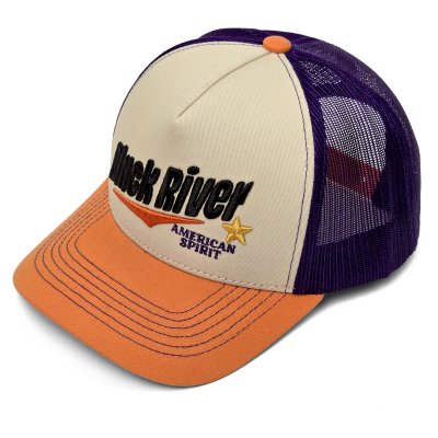 Kappe - Black River Spirit Trucker (creme/lila/orange)