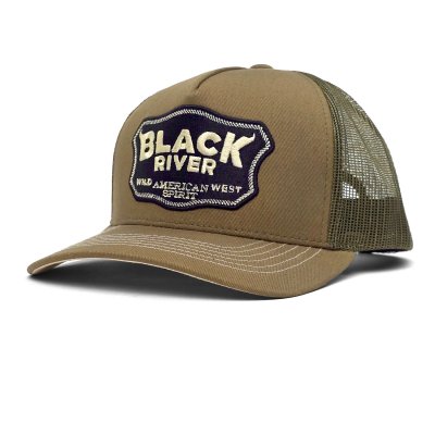 Kappe - Black River Wild West Trucker (grün/creme)