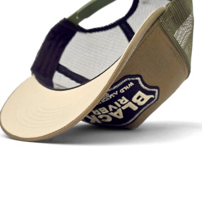 Kappe - Black River Wild West Trucker (grün/creme)