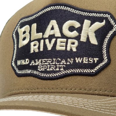 Kappe - Black River Wild West Trucker (grün/creme)