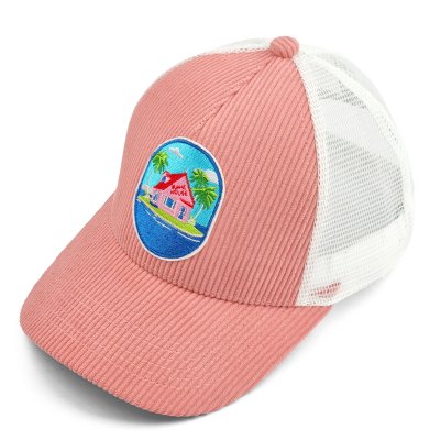 Kappe - Gårda Corduroy Trucker Island (rosa)