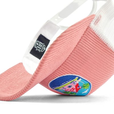 Kappe - Gårda Corduroy Trucker Island (rosa)