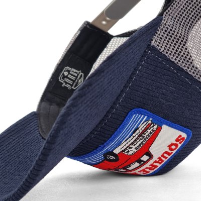 Kappe - Gårda Corduroy Trucker Squarebody (blau/grau)
