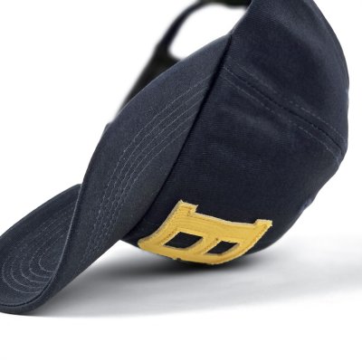 Kappe - Gårda Letter Cap 'B' (marineblau/gelb)