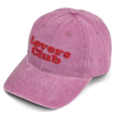 Kappe - Gårda Lovers Club Washed Cap (hellrosa)