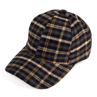 Kappe - Gårda Varel Checkered Cap (schwarz/braun)