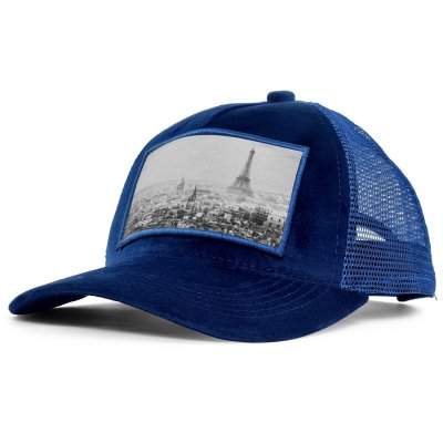 Caps - Gårda Velvet Trucker Paris (blau)