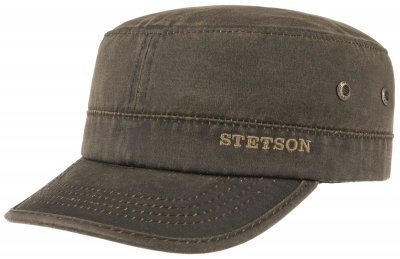 Schiebermütze / Schirmmütze - Stetson Army Cap (braun)