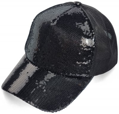 Kappe - Gårda Sequin Trucker (schwarz)