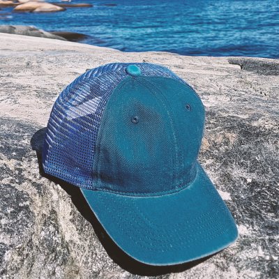 Caps - Gårda Finley Washed Trucker (blau)