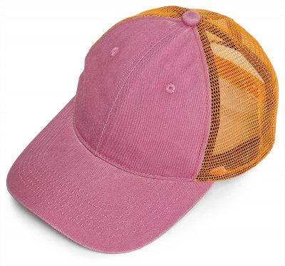Caps - Gårda Finley Washed Trucker (rosa/orange)